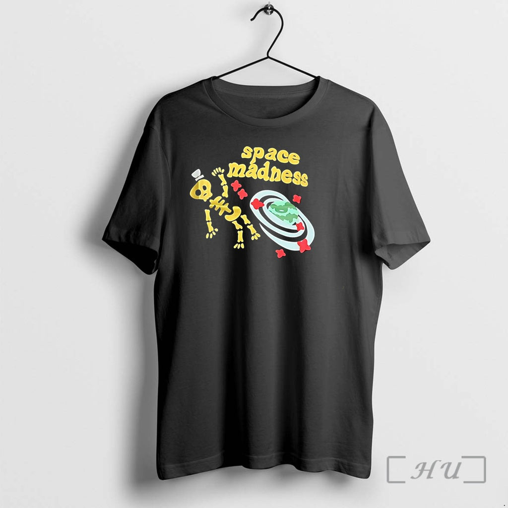 Officials Space Madness Golden Skeleton Top Hat Planet Black