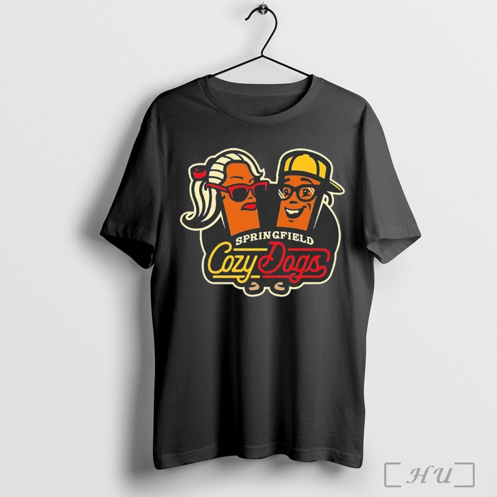 Officials Springfield Lucky Horseshoes Cozy Dog T Shirt