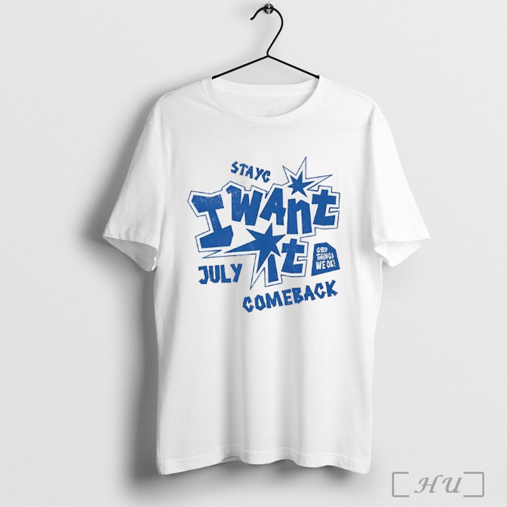 Officials Stayc I Want It July Comeback T Shirt