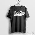 Officials Strike Out Cancer Baseball Typography Awareness Ribbon Vintage Posters T Shirt