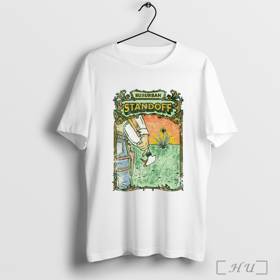 Officials Suburban Standoff Art T Shirt