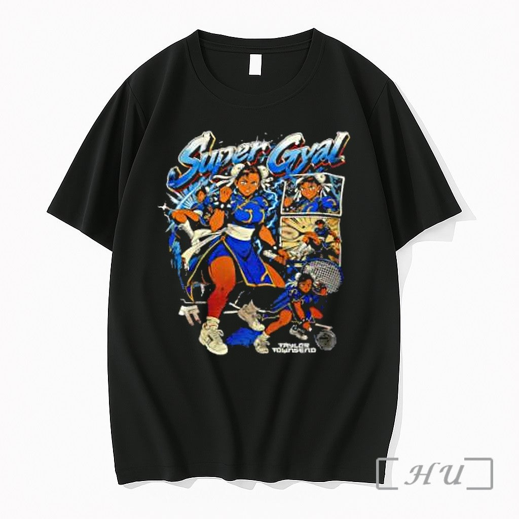 Officials Super Gyal Chun Li Sf Taylor Townsend Tennis Video Game Premium T Shirts Sweater