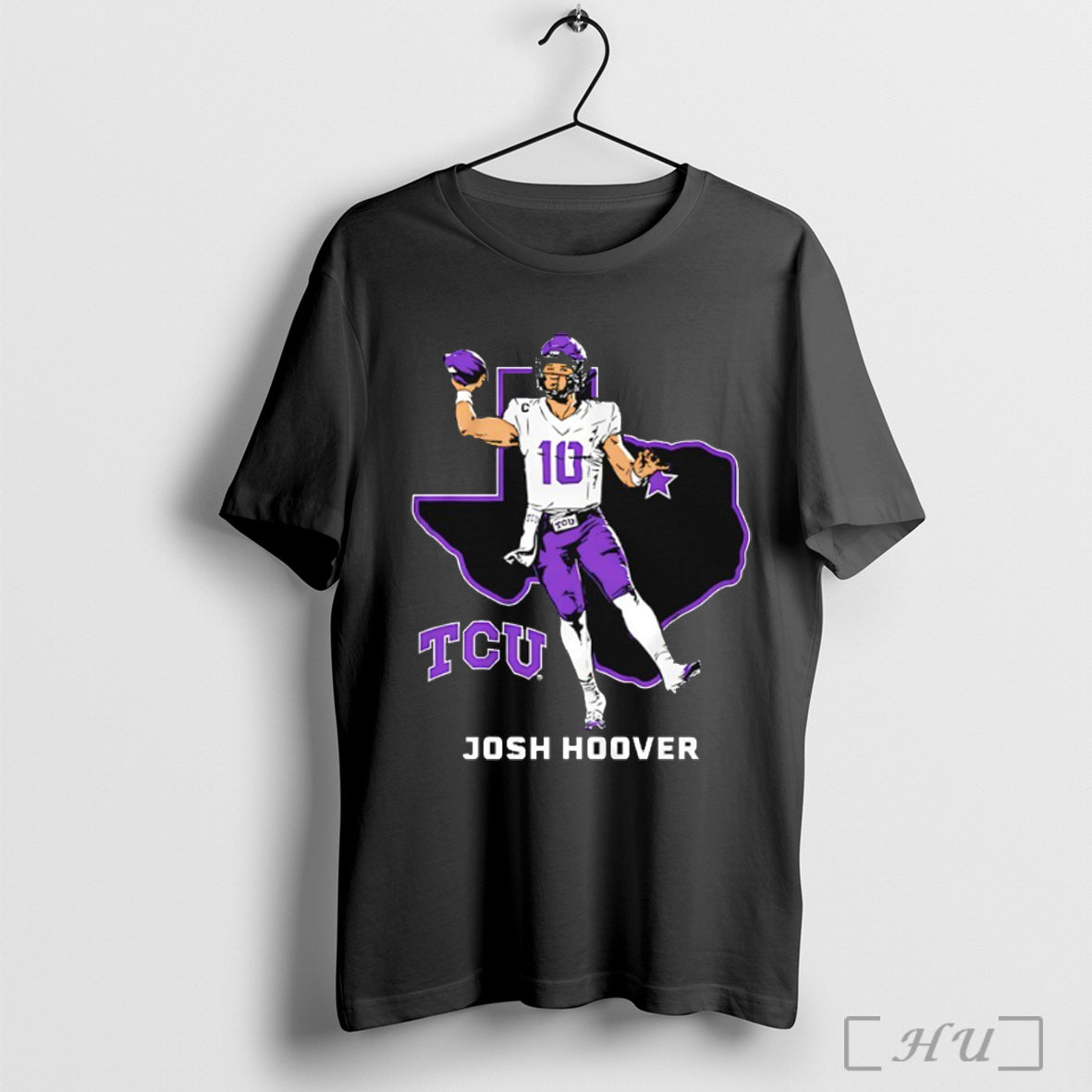 Officials Tcu Horned Frogs Football Josh Hoover State Star T Shirt