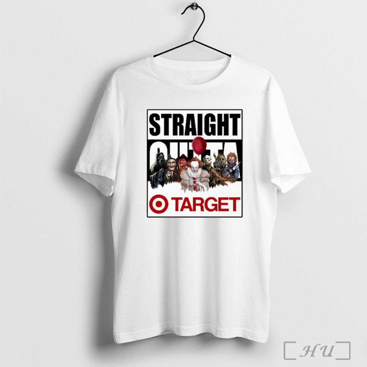 Officials Target Logo Straight Outta Horror Film Halloween T Shirt