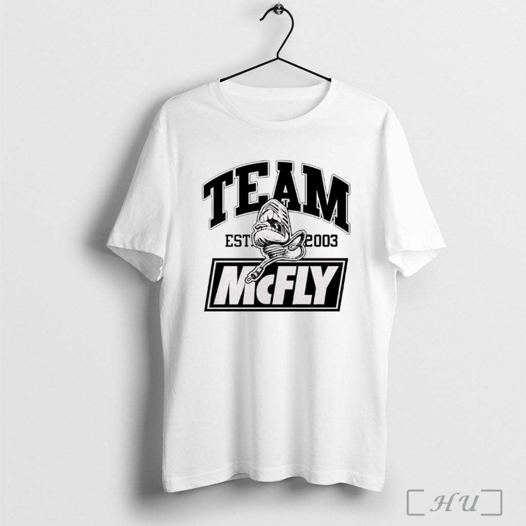 Officials Team Mcfly Ecru Est 2003 T Shirt