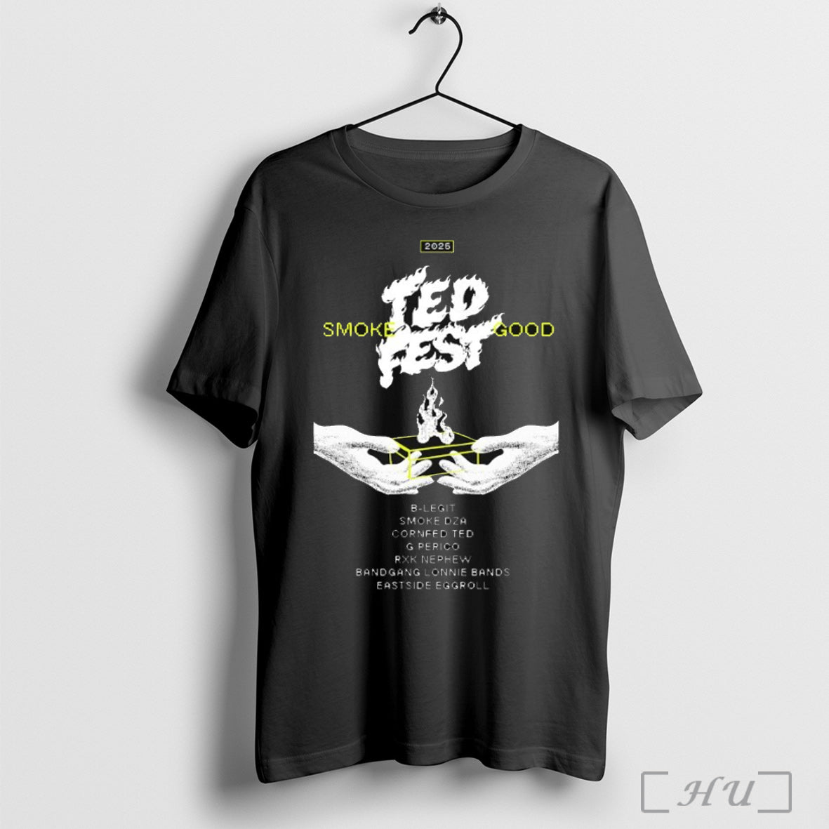 Officials Teds Budz Smoke Good Ted Fest 2025 Hands T Shirt