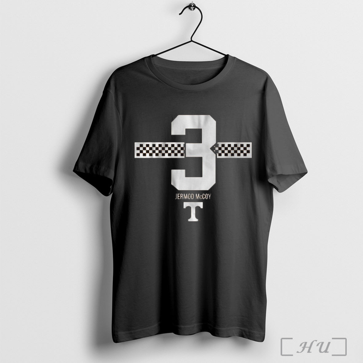 Officials Tennessee Volunteers Football Ncaa Jermod Mccoy 3 Stripe T Shirt