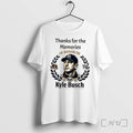 Officials Thanks For The Memories In Honor Of Kyle Busch Rowdy Tee Premium T Shirts