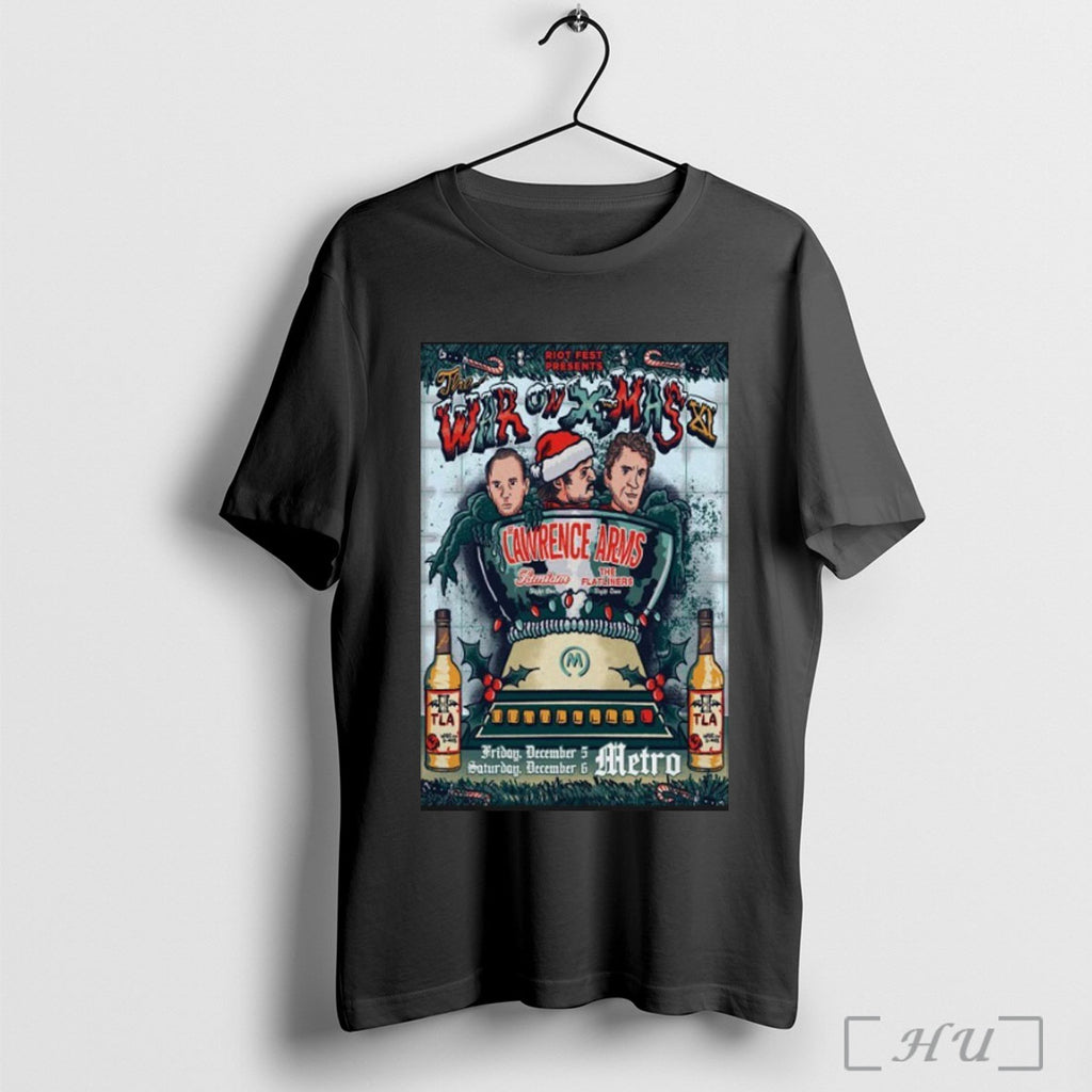 Officials The Lawrence Arms War On X Mas Dec 2025 Tour Christmas T Shirt