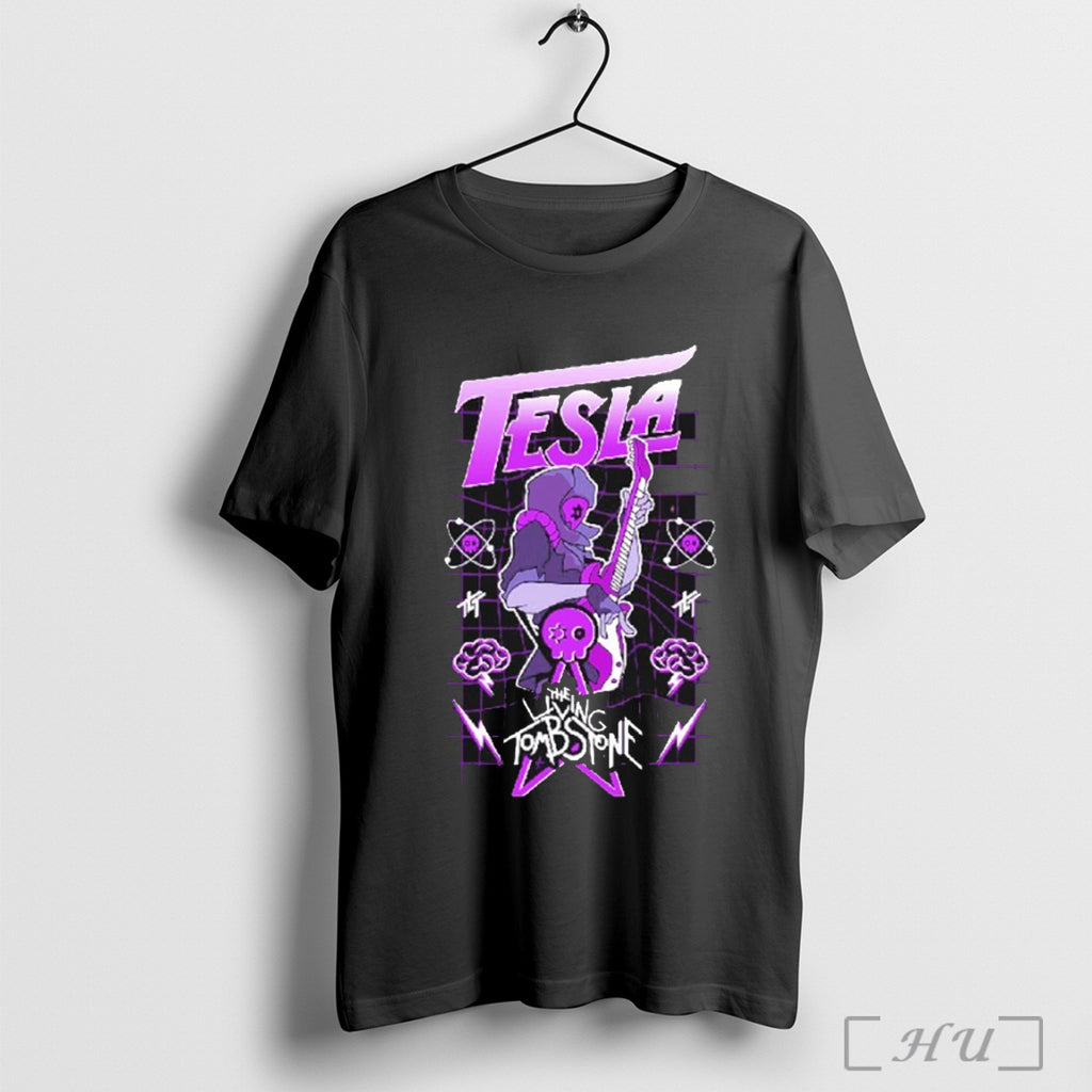 Officials The Living Tombstone Tesla T Shirt