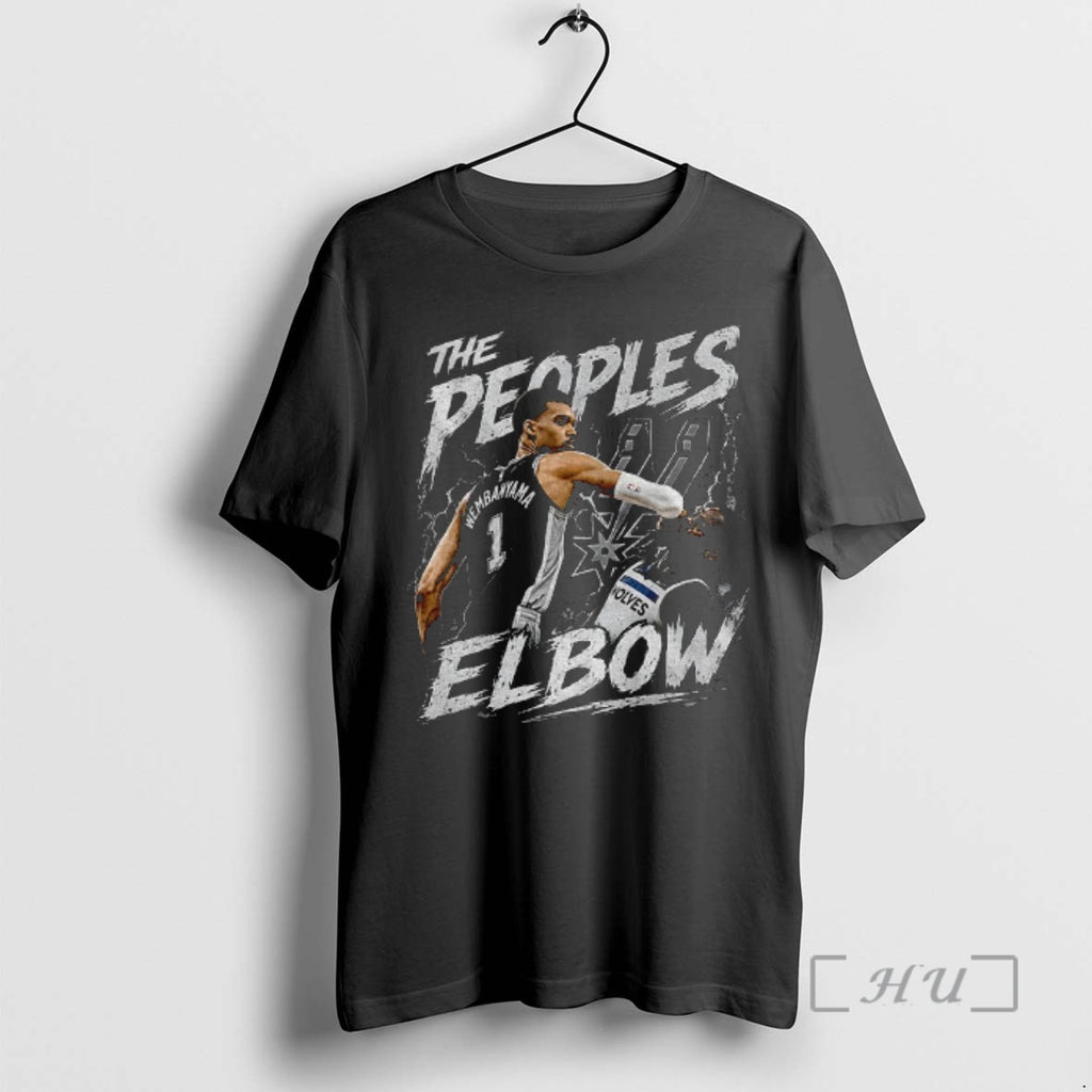 Officials The Peoples Elbow Victor Wembanyama San Antonio Spurs Basketball 2026 Premium T Shirts Sweater