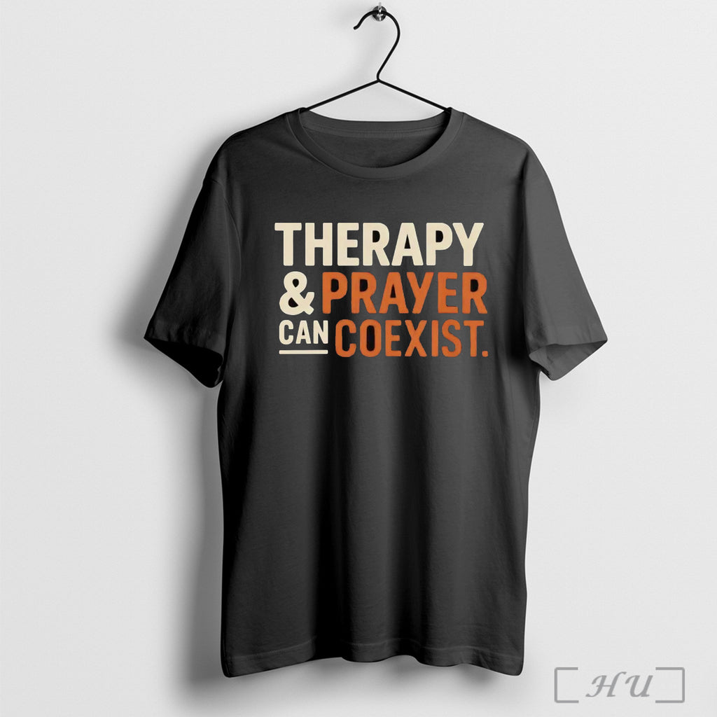 Officials Therapy And Prayer Can Coexist T Shirt