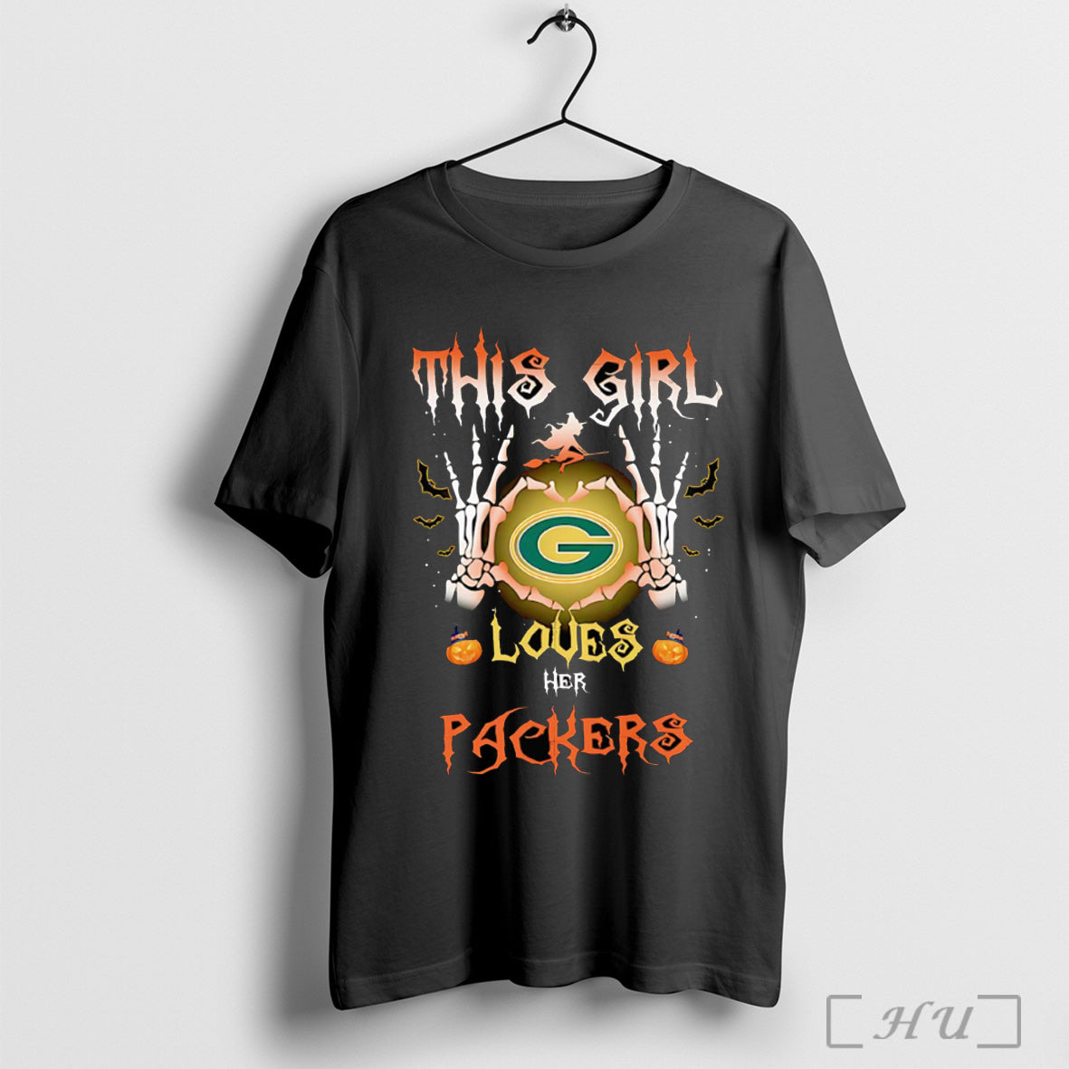 Officials This Girl Loves Her Green Bay Packers Halloween T Shirt