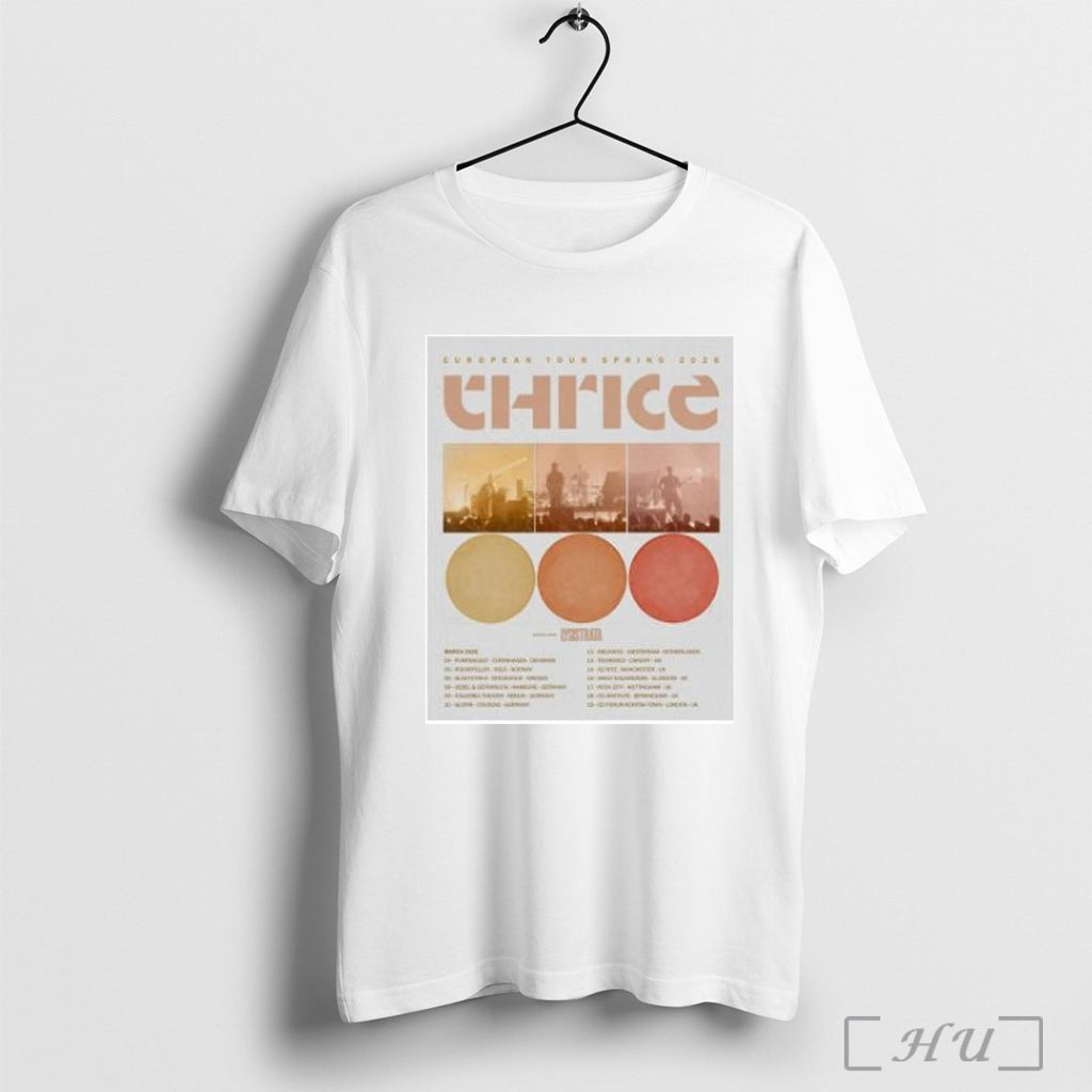 Officials Thrice European Tour Spring 2026 T Shirt