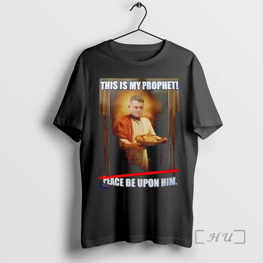Officials Tommy Robinson Jesus This Is My Prophet Peace Be Upon Him Premium T Shirts
