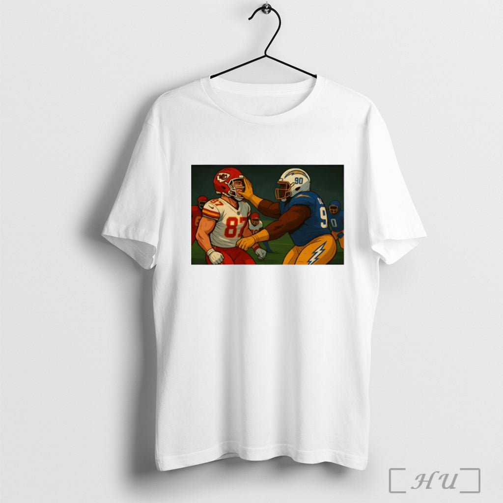 Officials Travis Kelce Smacked By Chargers T Shirt