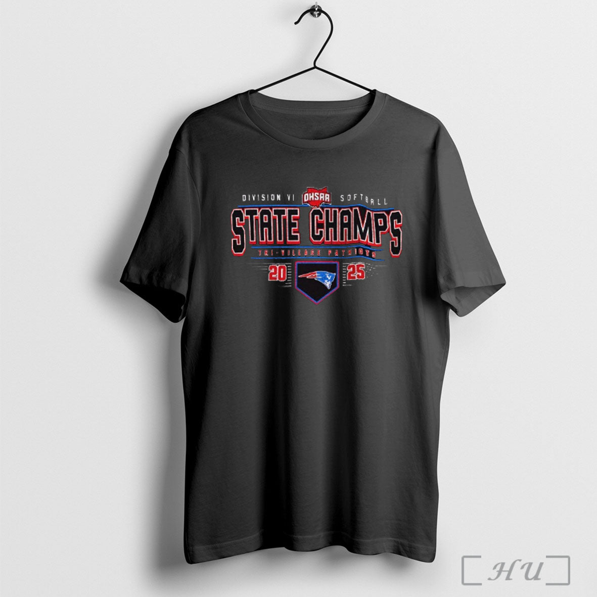 Officials Tri Village Patriots 2025 Ohsaa Softball D6 State Champions T Shirt