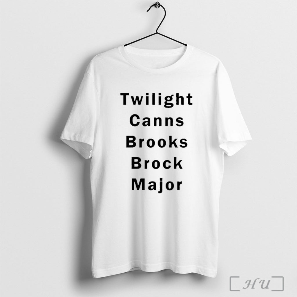 Officials Twilight Canns Brooks Brock Major T Shirt