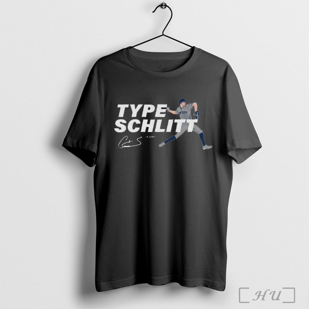 Officials Type Schlitt Cam Schlittler New York Yankees Mlb Signature T Shirt