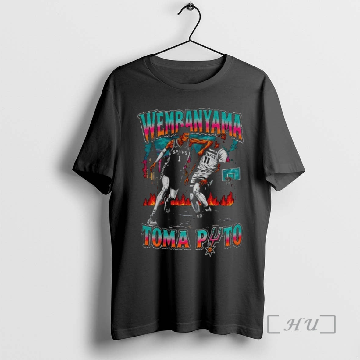 Officials Victor Wembanyama Elbowing Naz Reid San Antonio Spurs Basketball Nba 2026 Premium T Shirts