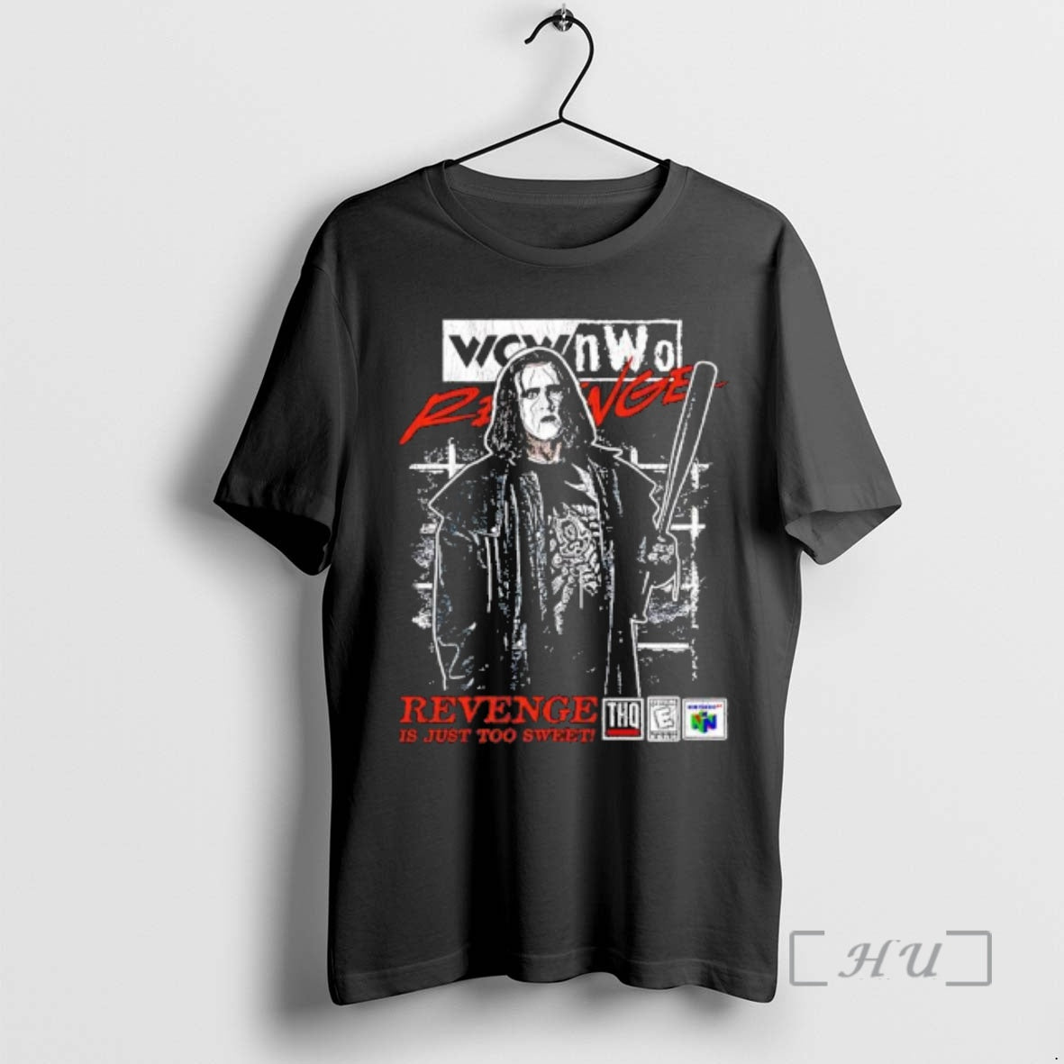 Officials Wcw Nwo Revenge Is Just Too Sweet N64 Legendary Wrestler Sting Premium T Shirts