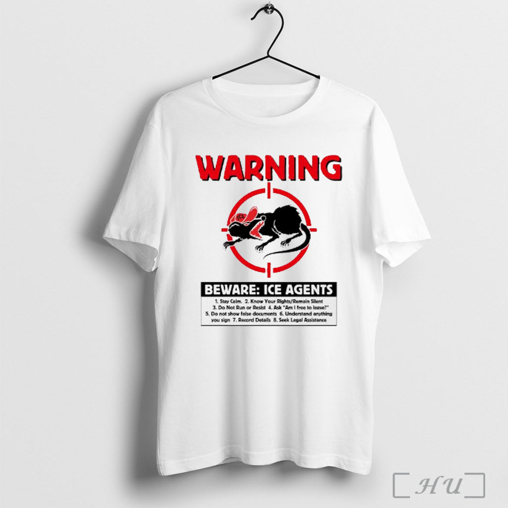 Officials Warning Beware Ice Rats T Shirt