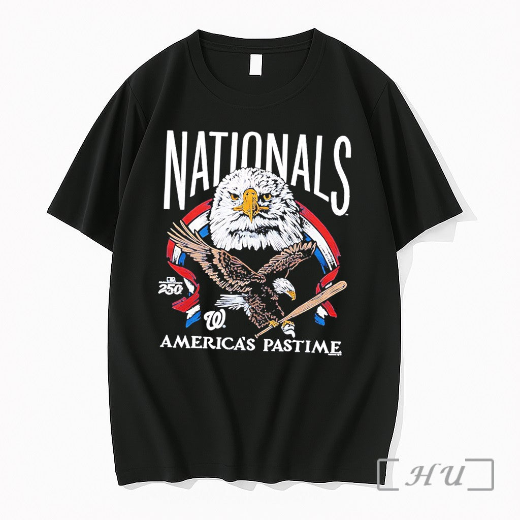 Officials Washington Nationals Americas Pastime 250th Tri Blend Tee