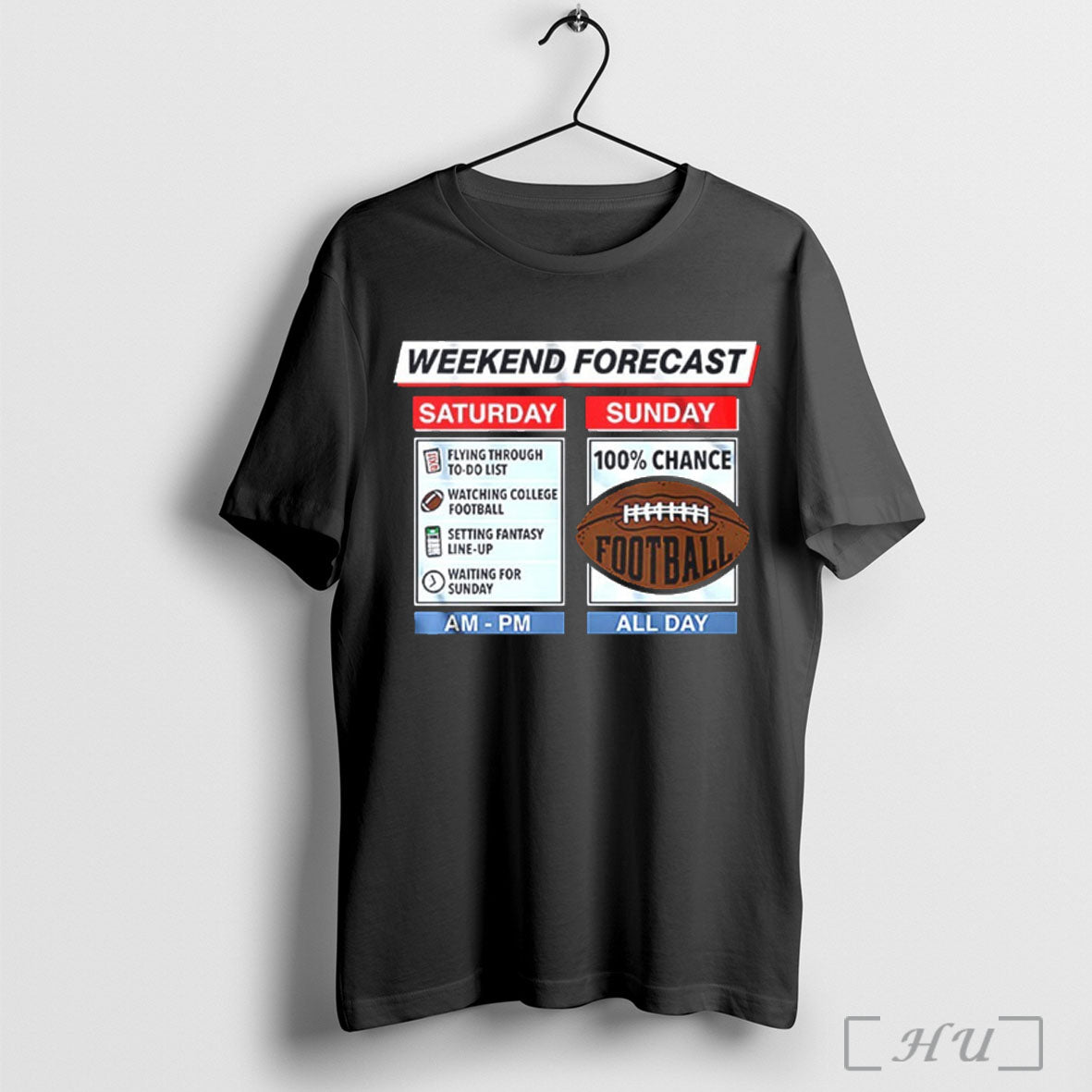Officials Weekend Forecast Football T Shirt