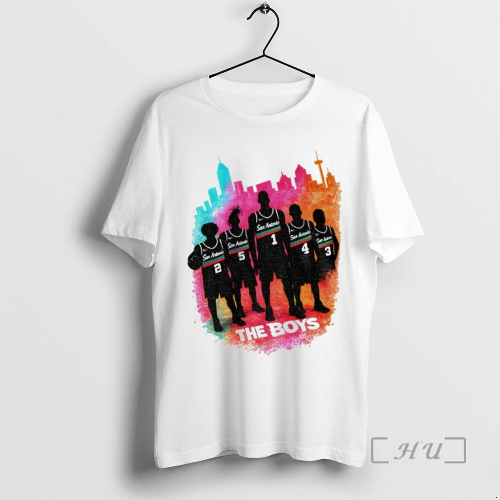 Officials Wembanyama The Boys San Antonio Spurs Basketball Player City Edition Premium T Shirts Sweater