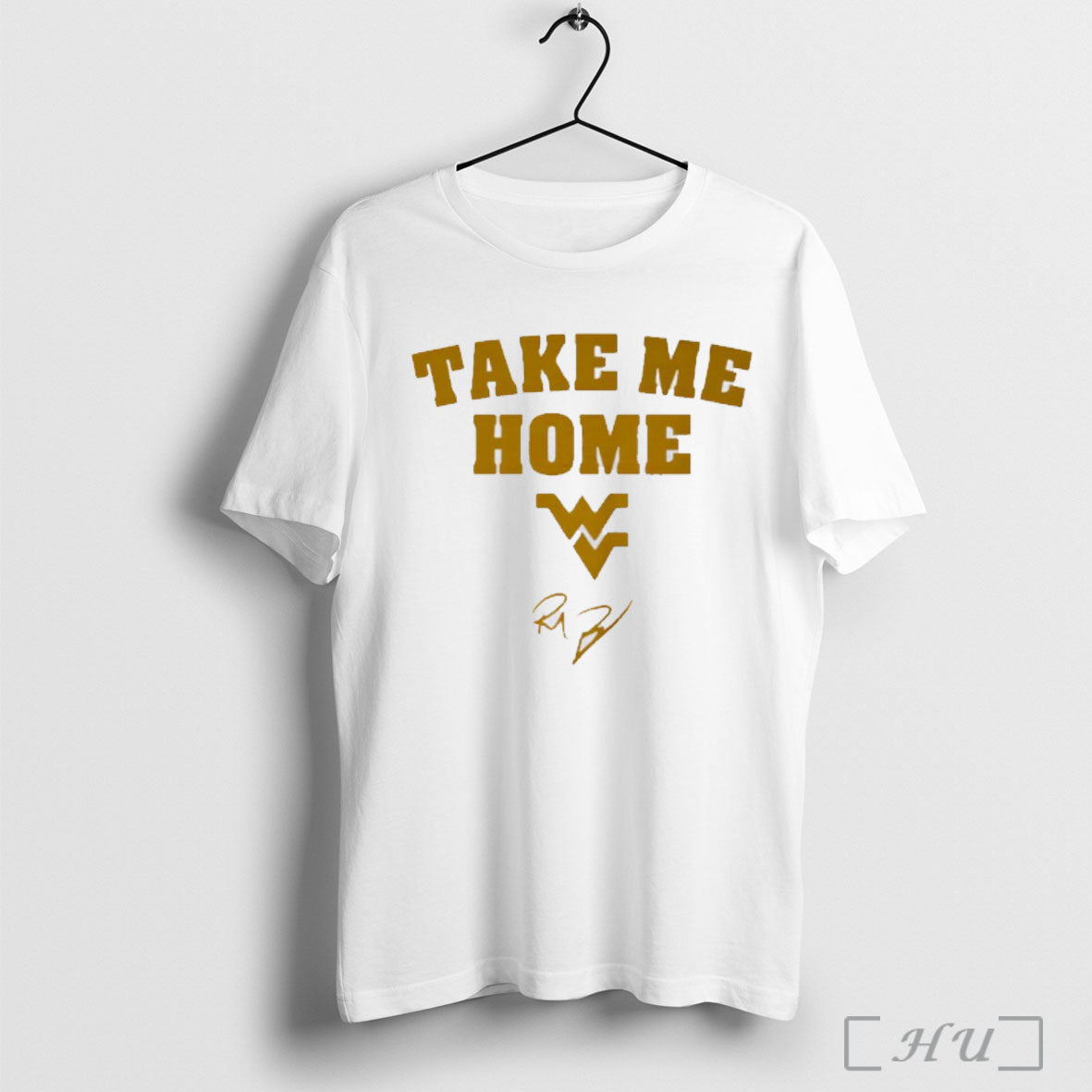 Officials West Virginia Mountaineers Football Rich Rodriguez Take Me Home Classic Mens T Shirt