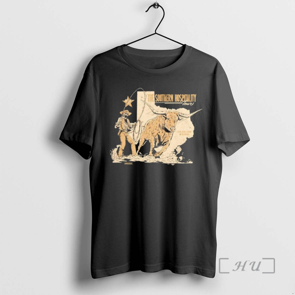 Officials Whiskey Myers The Southern Hospitality Tour Austin 2026 Texas Map Premium T Shirts Sweater