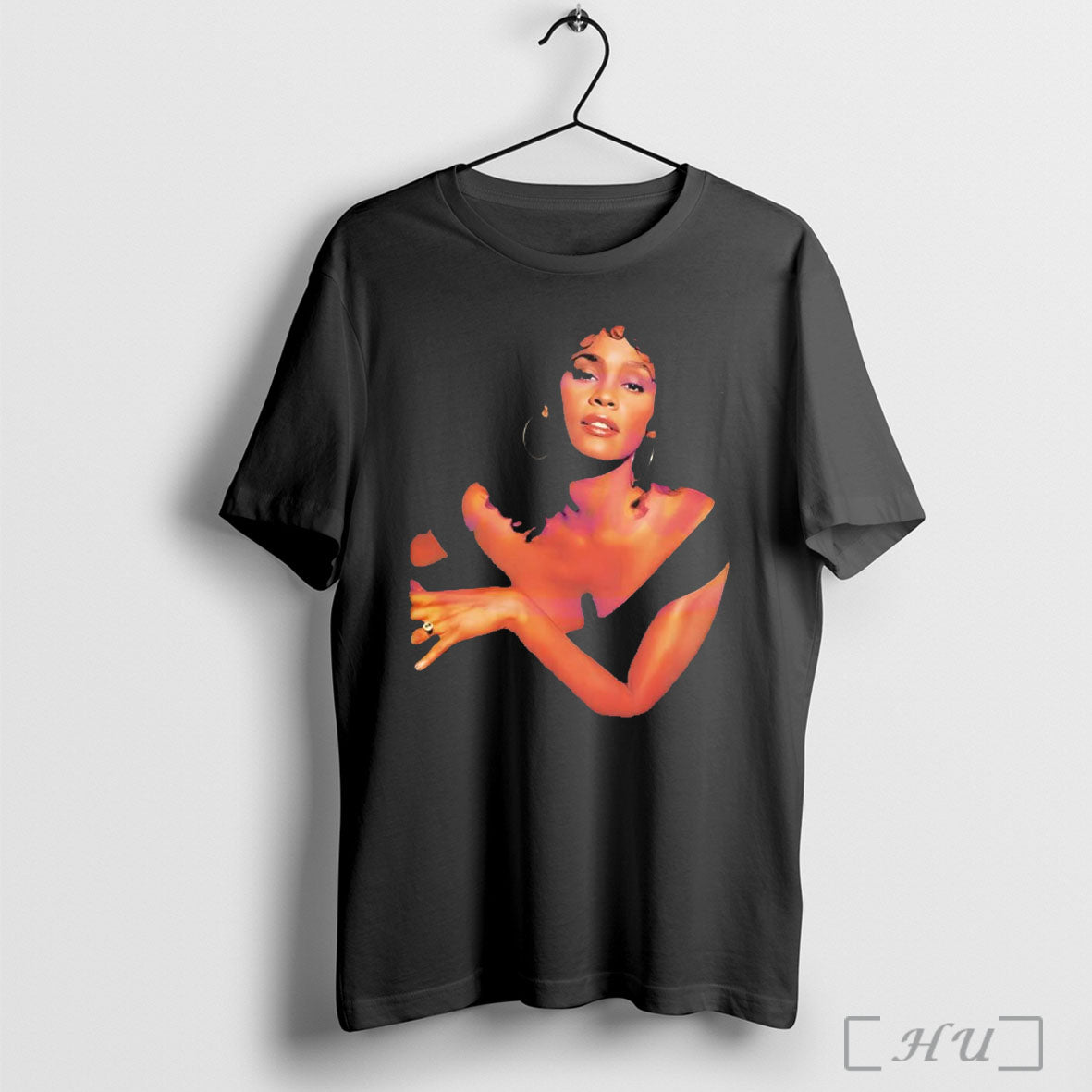 Officials Whitney Houston Classic Soul Diva Retro Rnb Music Icon Vintage T Shirt