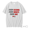 Officials Wisconsin Badgers Basketball Every Second Every Minute Every Day 2026 Tee Premium T Shirts