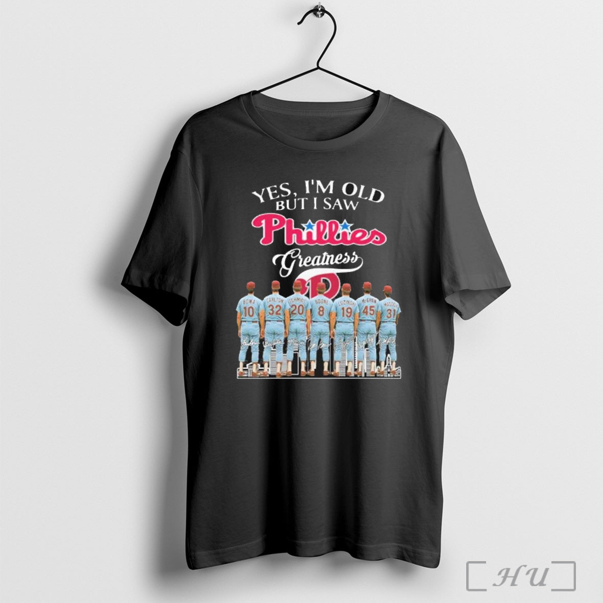 Officials Yes Im Old But I Philadelphia Phillies Greatness T Shirt