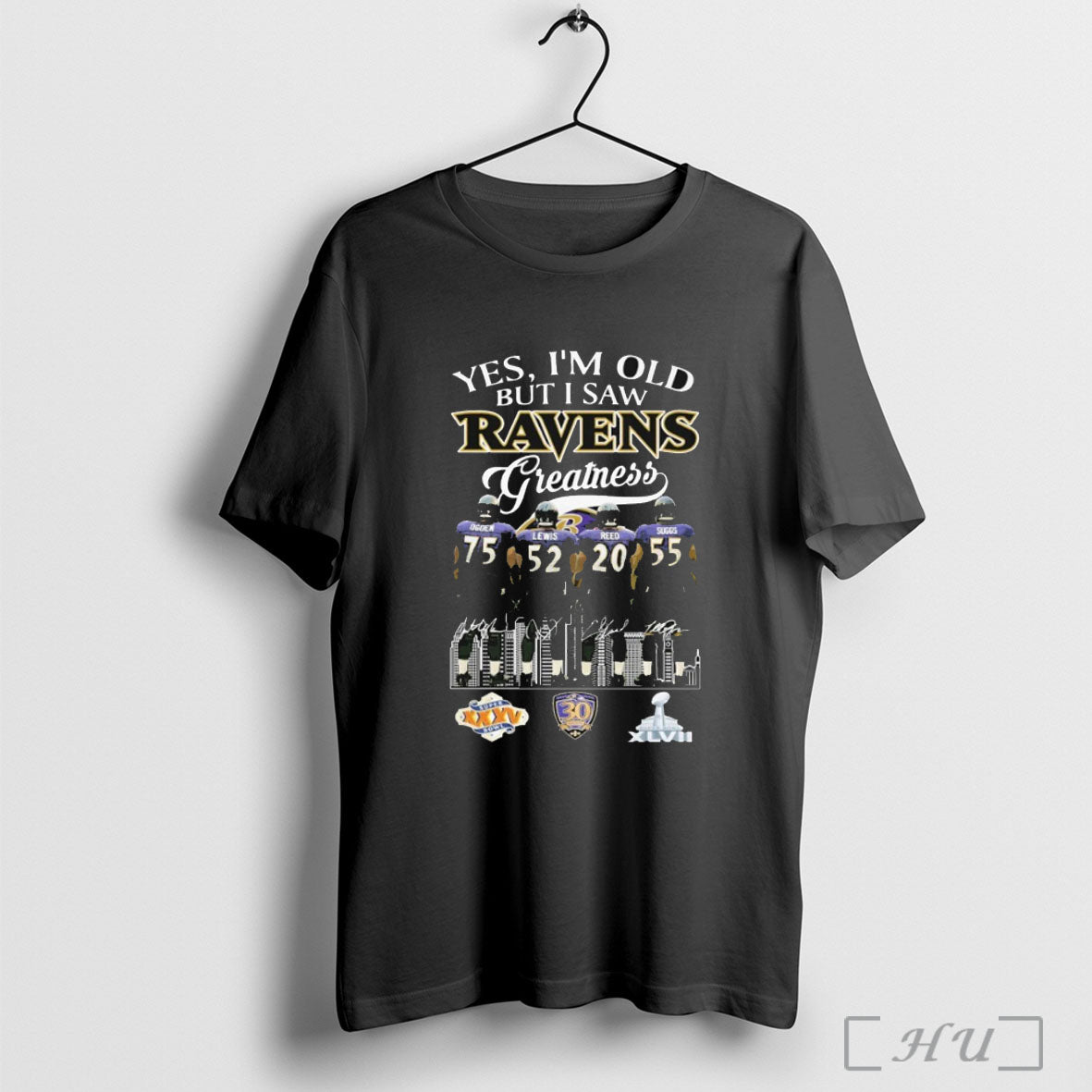 Officials Yes Im Old But I Saw Baltimore Ravens Greatness Signatures T Shirt