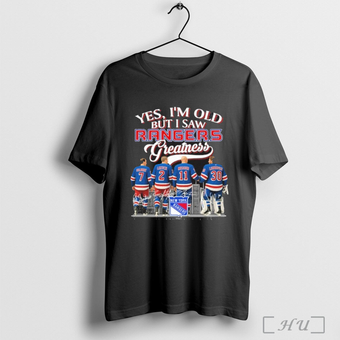 Officials Yes Im Old But I Saw New York Rangers Greatness Team Player Signature City