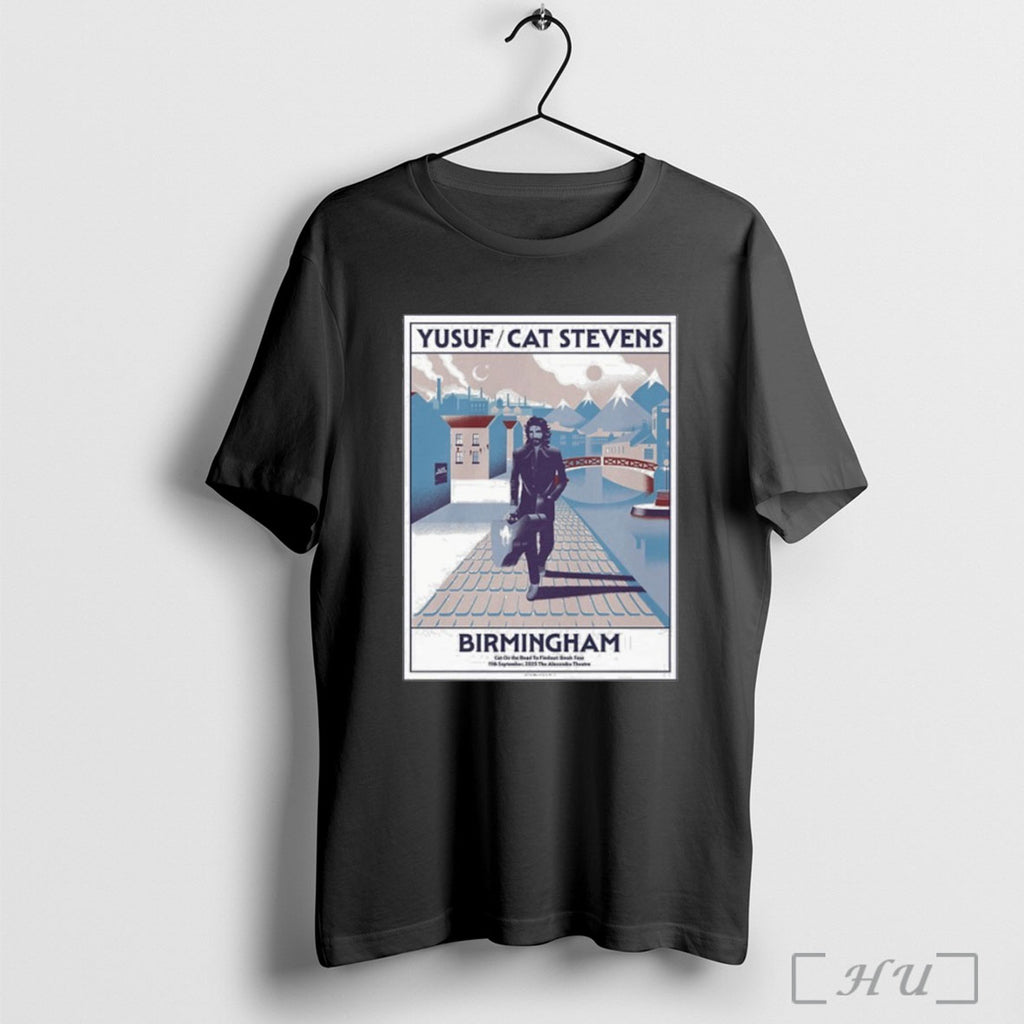 Officials Yusuf Cat Stevens On The Road To Findout 2025 Tour Birmingham T Shirt