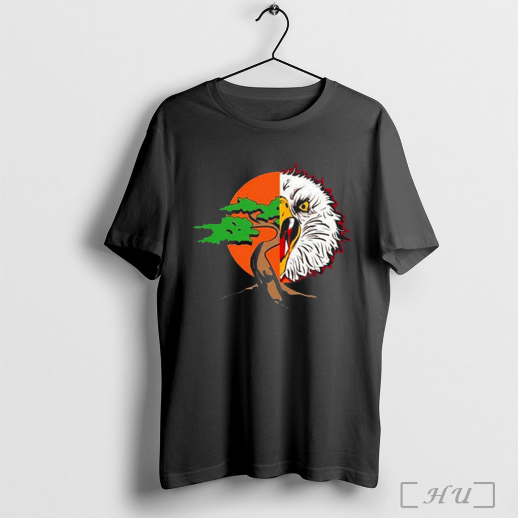 Officials Cobra Kai Eagle Fang Miyagi Do Split Logo T Shirt
