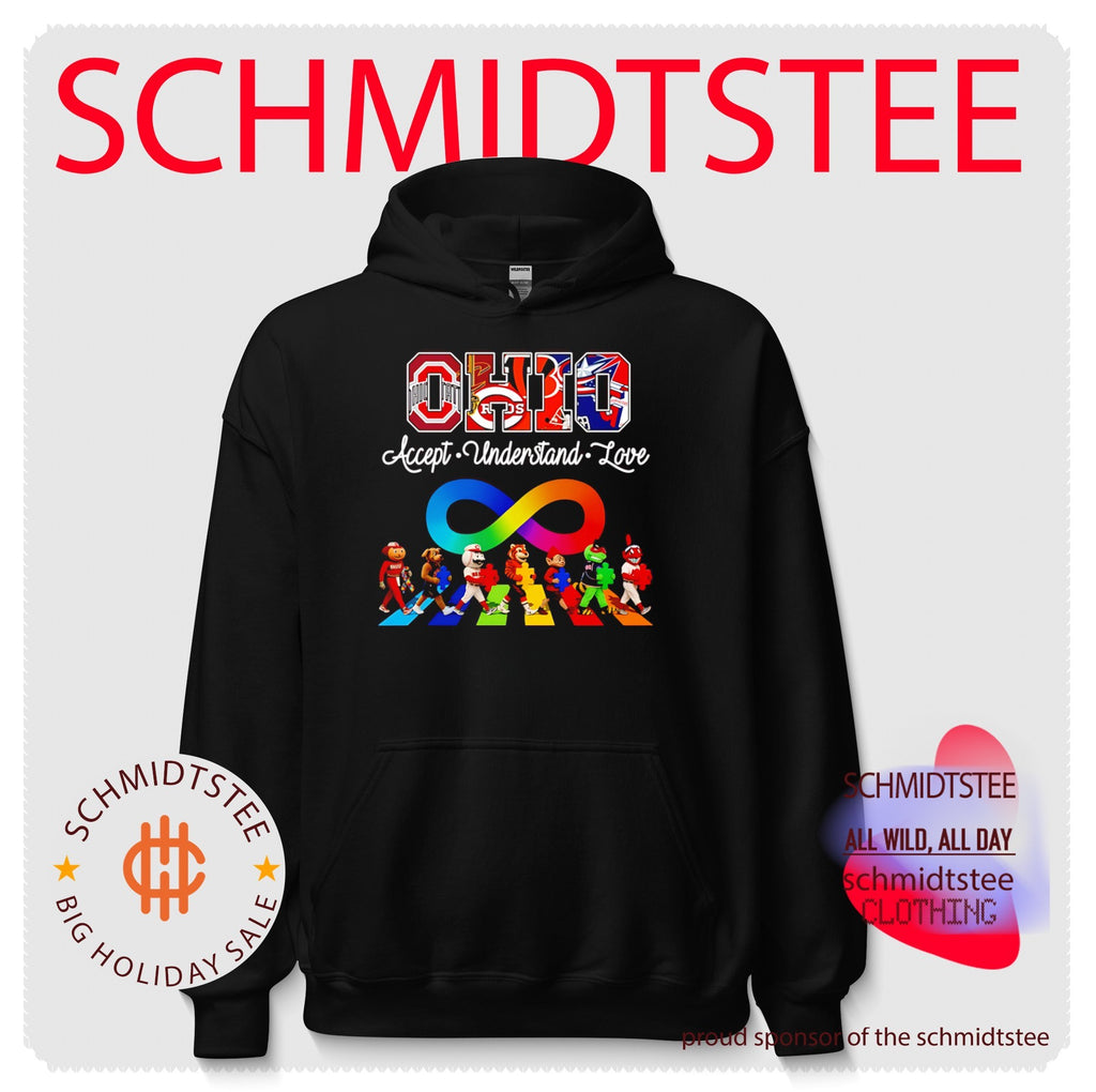 Ohio Sports Teams Autism Awareness Accept Understand Love shirt