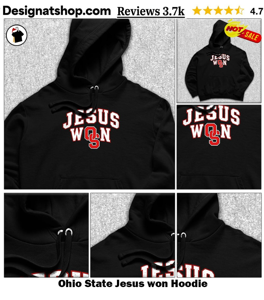 Ohio State Jesus won shirt