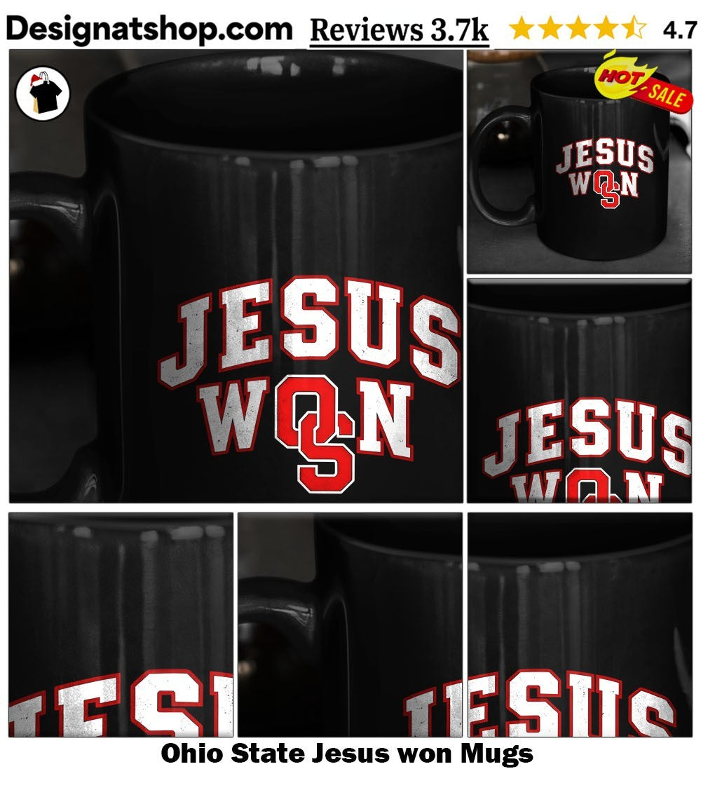 Ohio State Jesus won shirt
