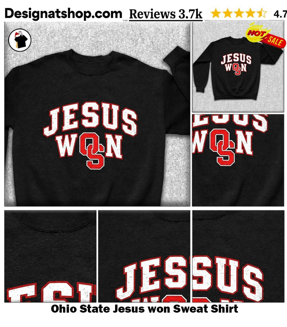 Ohio State Jesus won shirt