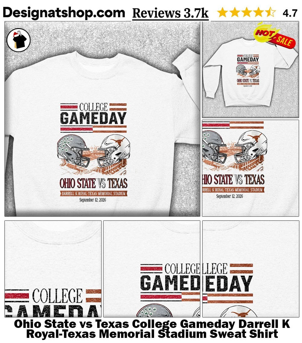 Ohio State vs Texas College Gameday Darrell K Royal-Texas Memorial Stadium shirt