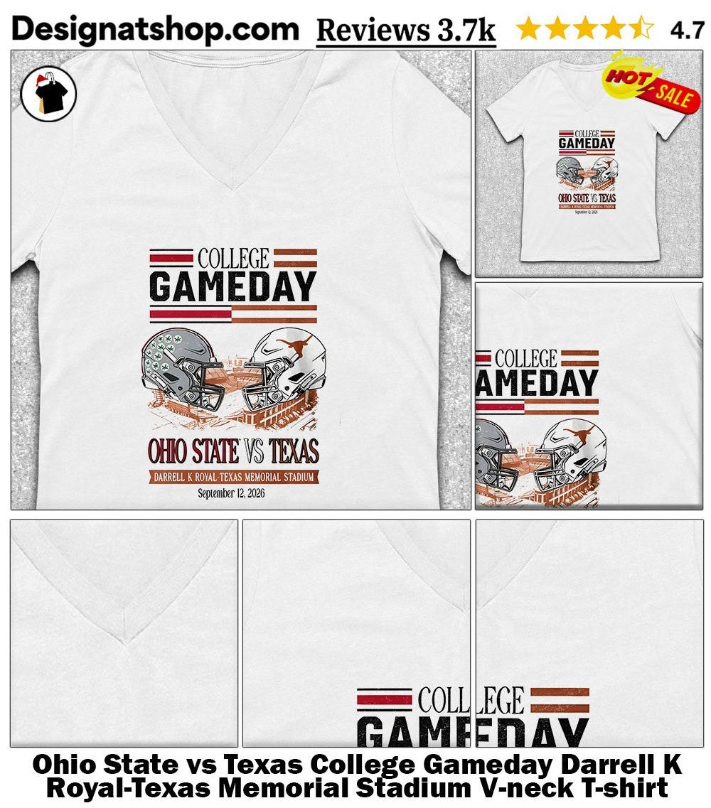 Ohio State vs Texas College Gameday Darrell K Royal-Texas Memorial Stadium shirt
