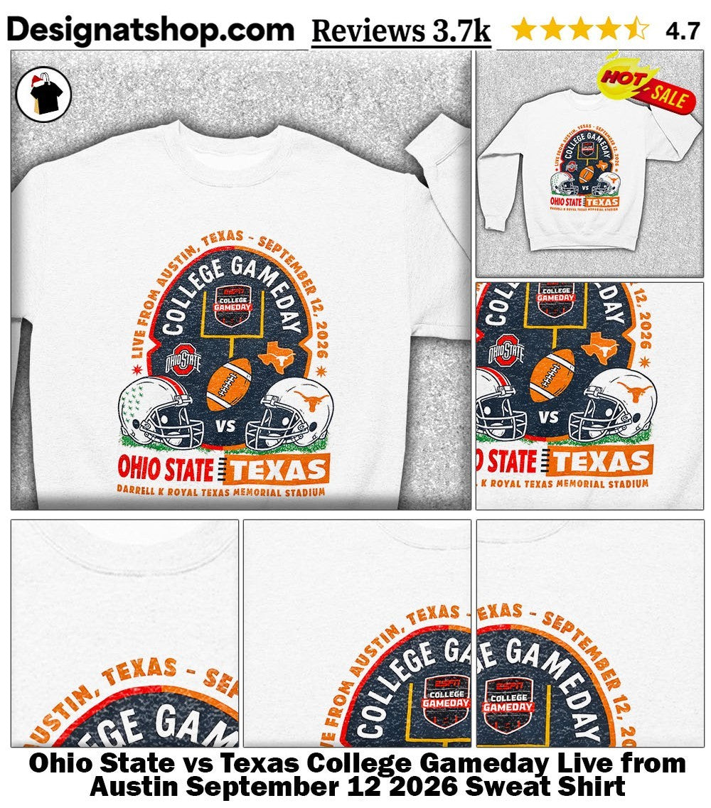 Ohio State vs Texas College Gameday Live from Austin September 12 2026 shirt