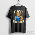 Okc Thunder Mascot Retro Shirt Tee