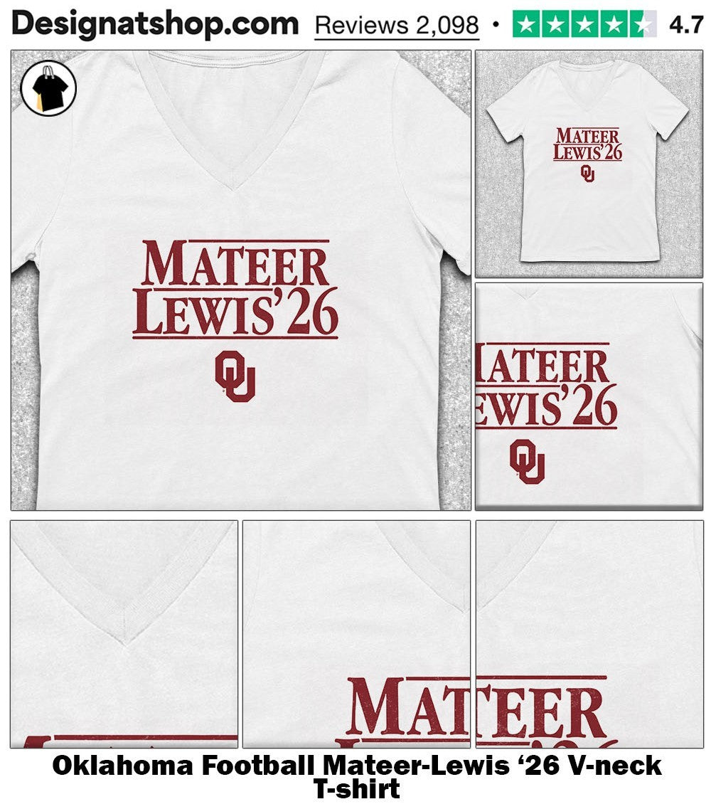Oklahoma Football Mateer-Lewis ’26 shirt