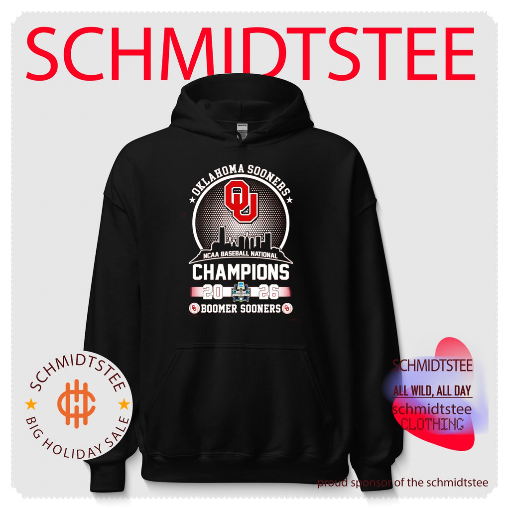 Oklahoma Sonners 2026 NCAA Baseball National Champions Boomer Sooners skyline shirt