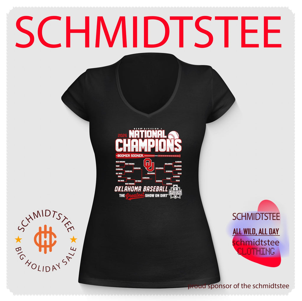 Oklahoma Sooners 2026 College World Series Champions Bracket shirt