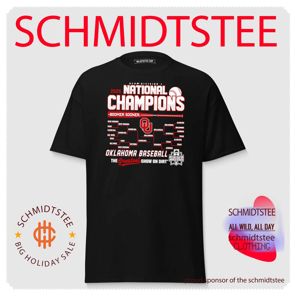 Oklahoma Sooners 2026 College World Series Champions Bracket shirt